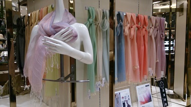 高澤織物2014春阪神百貨店1