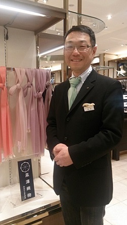高澤織物2014春阪神百貨店2