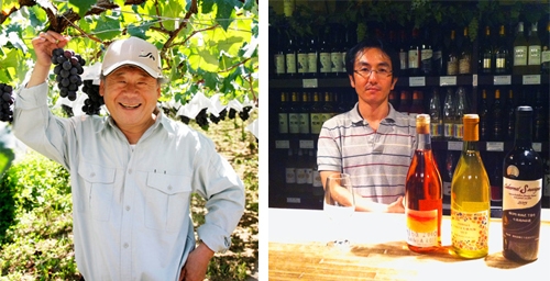 オーチャードカフェ原様　くらむばんワイン野沢様