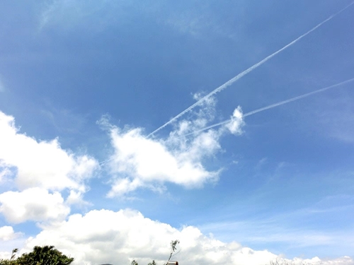 徳之島の夏の空