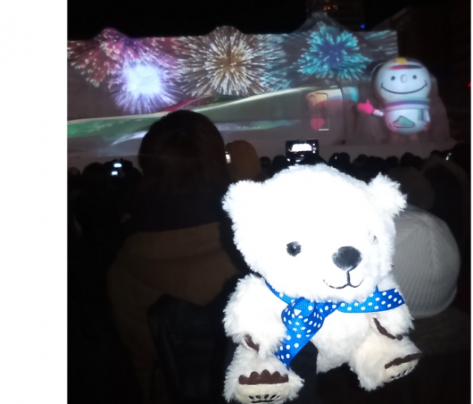 雪まつり　花火