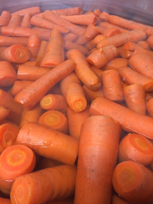 煮あがった人参