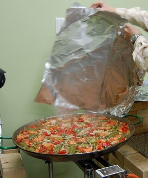 尾島さんのパエリア